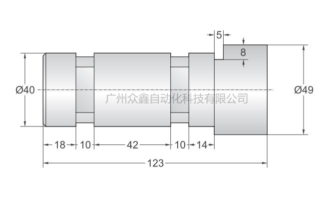 美國傳力 DBST-1.5t稱重傳感器安裝尺寸