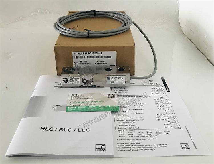 德國HBM 1-HLCB1C3/220kg稱重傳感器實拍圖1